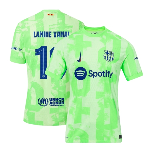 Barcelona LAMINE YAMAL #19 Third Away Soccer Jersey Authentic - UCL Edition