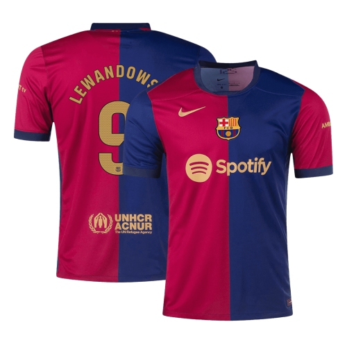 Barcelona LEWANDOWSKI #9 Home Jersey