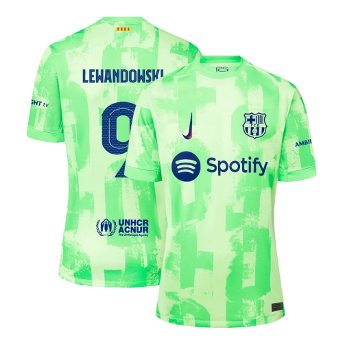 Barcelona LEWANDOWSKI #9 Third Away Jersey - UCL Edition