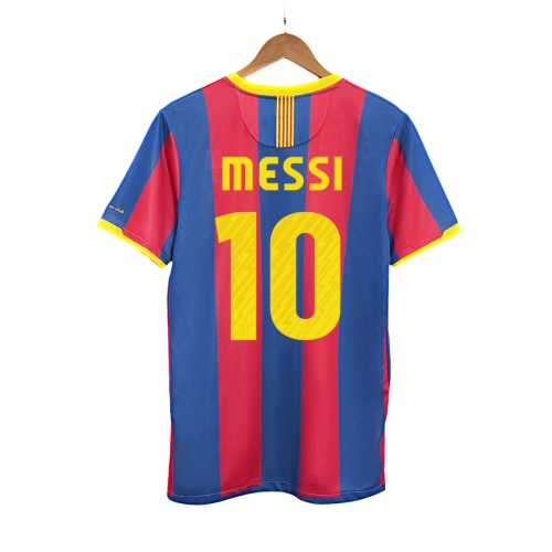 Barcelona MESSI #10 Home Soccer Jersey Retro 2010/11
