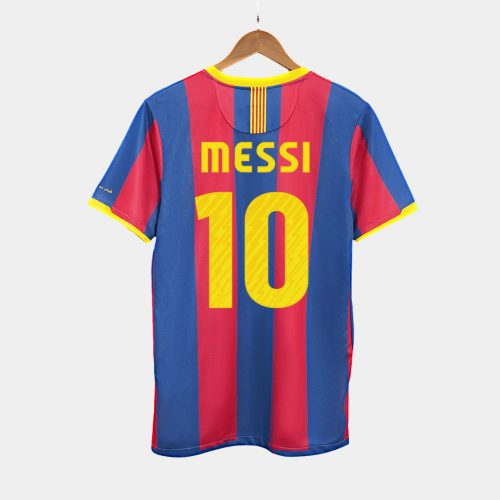 Barcelona MESSI #10 Home Soccer Jersey Retro 2010/11