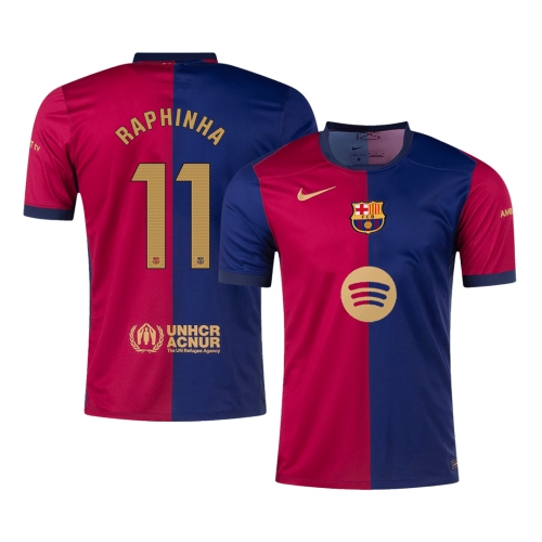 Barcelona RAPHINHA #11 Home Jersey -