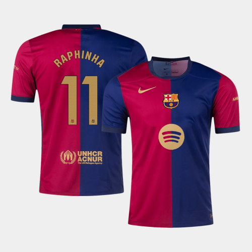 Barcelona RAPHINHA #11 Home Jersey -