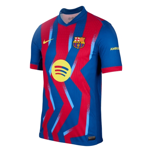 Player Version Barcelona Fourth Soccer Jersey 25/26 Red&Blue