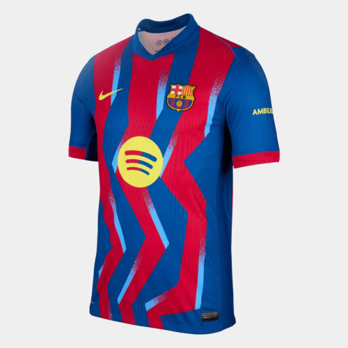 Player Version Barcelona Fourth Soccer Jersey 25/26 Red&Blue