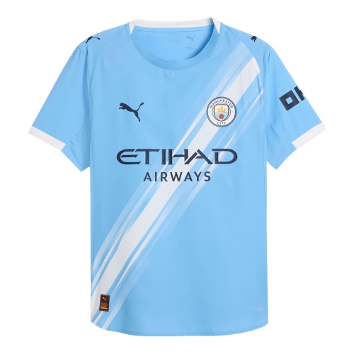 Authentic Manchester City Home Soccer Jersey 2025/26 Blue