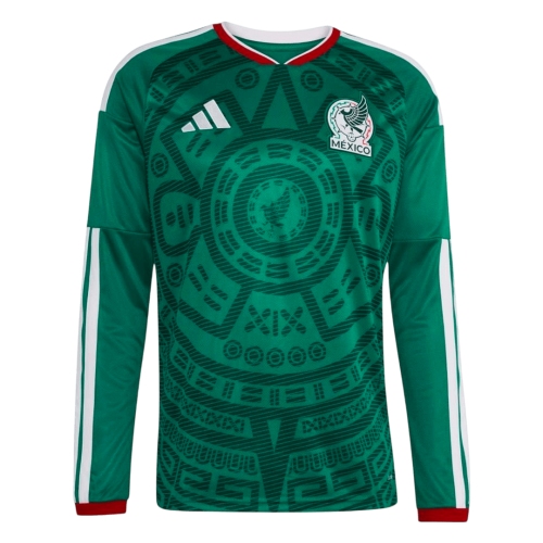 Mexico Long Sleeve Home Soccer Jersey 2026