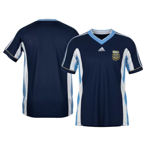 Argentina 1998 Retro Jersey Away Soccer Shirt