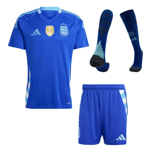 Argentina Away Jersey Kit (Jersey+Shorts+Socks)
