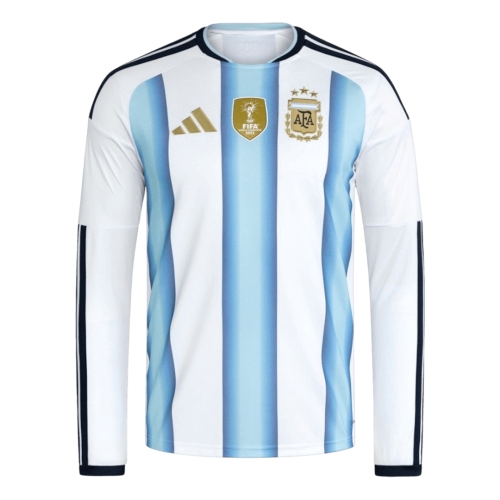Argentina Long Sleeve Home Soccer Jersey 2026