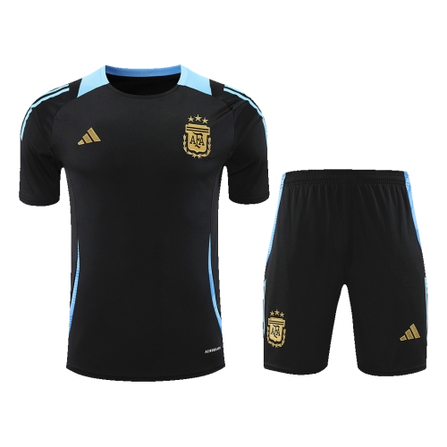 Argentina Pre-Match Training Jersey Kit Copa America (Jersey+Shorts)
