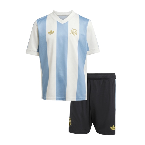 Argentina Soccer Jersey Kit Kids(Jersey+Shorts) - 50th Anniversary