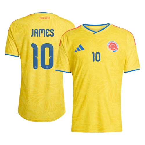 Colombia JAMES #10 Home Soccer Jersey Authentic 2026