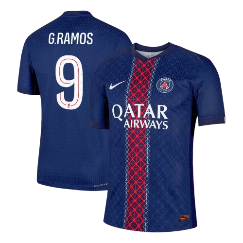 G.RAMOS #9 Authentic PSG Home Soccer Jersey 2025/26 Navy