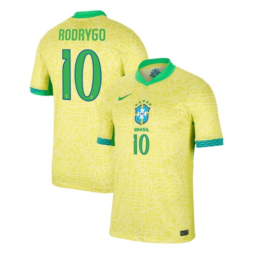 Brazil RODRYGO #10 Home Jersey Copa America