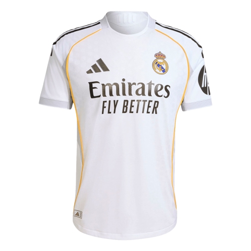 Authentic Real Madrid Home Soccer Jersey 2025/26 White