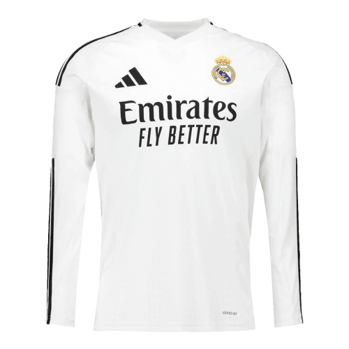 Real Madrid Long Sleeve Home Jersey 2024/25