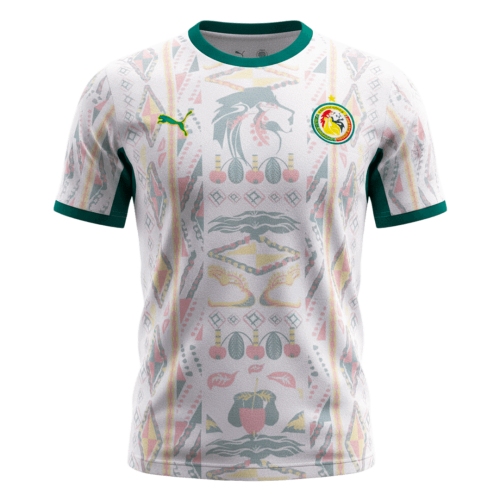 Senegal Home Soccer Jersey World Cup 2026 White
