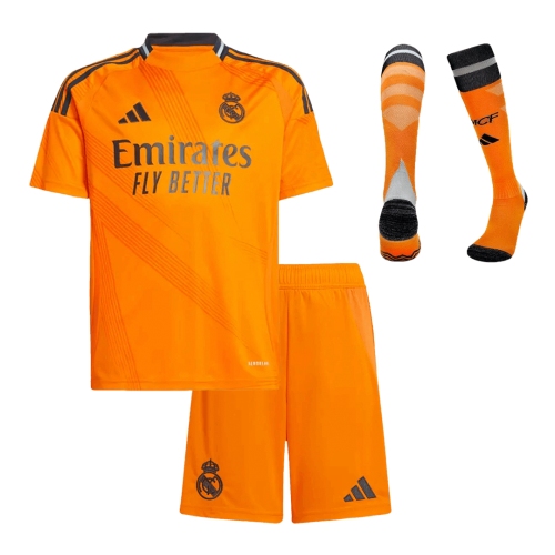 Real Madrid Away Jersey Kit Kids(Jersey+Shorts+Socks)