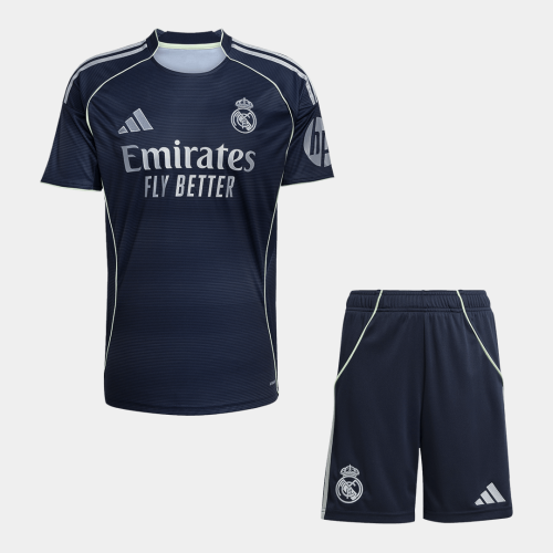 Real Madrid Away Soccer Jersey Kit 2025/26 (Jersey+Shorts)