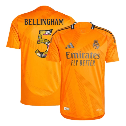 Real Madrid BELLINGHAM #5 Away Jersey Authentic