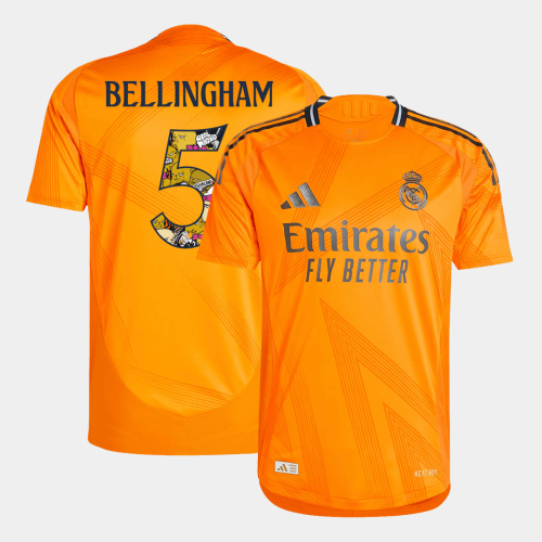 Real Madrid BELLINGHAM #5 Away Jersey Authentic