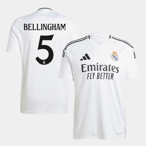 Real Madrid BELLINGHAM #5 Home Jersey