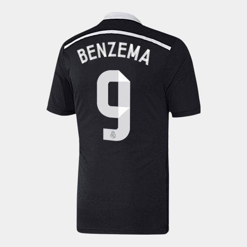 Real Madrid BENZEMA #9 Third Away Soccer Jersey Retro 2014/15