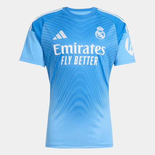 Real Madrid Goalkeeper Soccer Jersey 2025/26 Blue