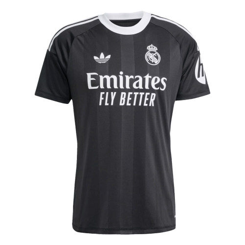 Real Madrid Goalkeeper Soccer Jersey 25/26 Black