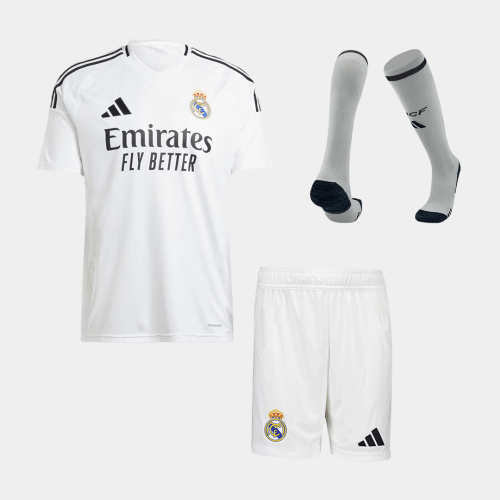 Real Madrid Home Jersey Kit (Jersey+Shorts+Socks)