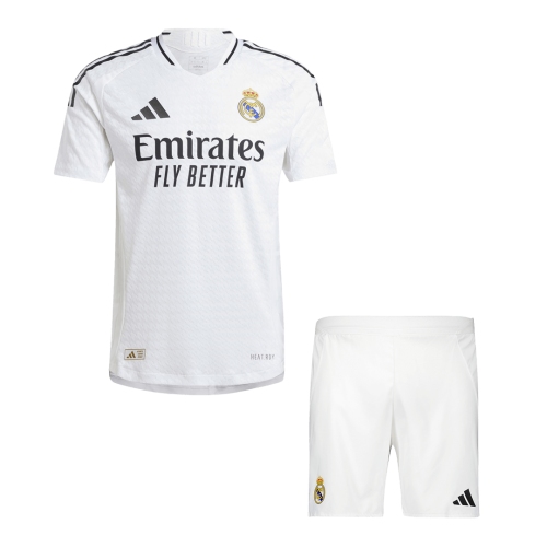 Real Madrid Home Soccer Jersey Kit Authentic (Jersey+Shorts)