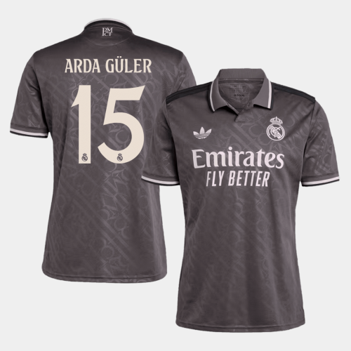 Real Madrid Jersey Custom ARDA GÜLER #15 Soccer Jersey Third Away