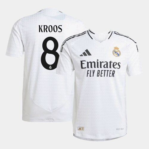 Real Madrid KROOS #8 Home Jersey Authentic