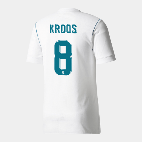 Real Madrid KROOS #8 Home Soccer Jersey Retro 2017/18