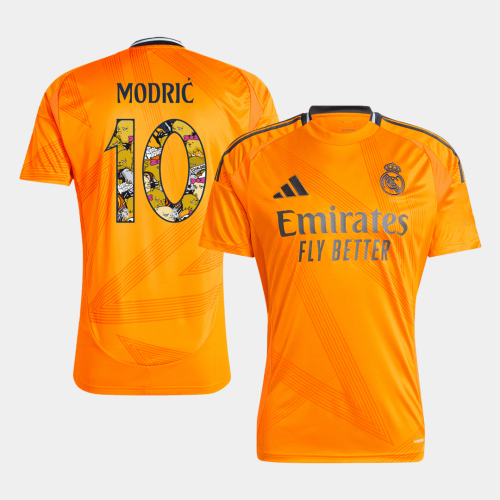 Real Madrid MODRI? #10 Away Jersey - Bear Champ Font