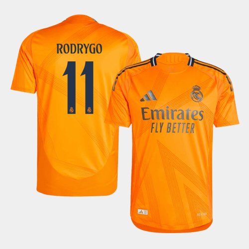 Real Madrid RODRYGO #11 Away Soccer Jersey Authentic