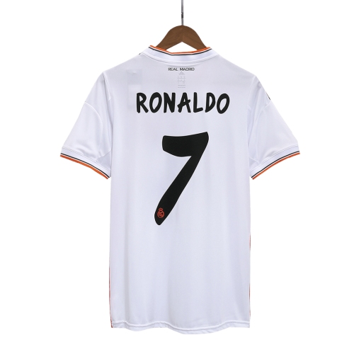 Real Madrid RONALDO #7 Home Jersey Retro 2013/14