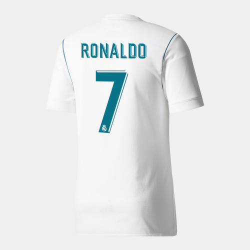 Real Madrid RONALDO #7 Home Soccer Jersey Retro 2017/18