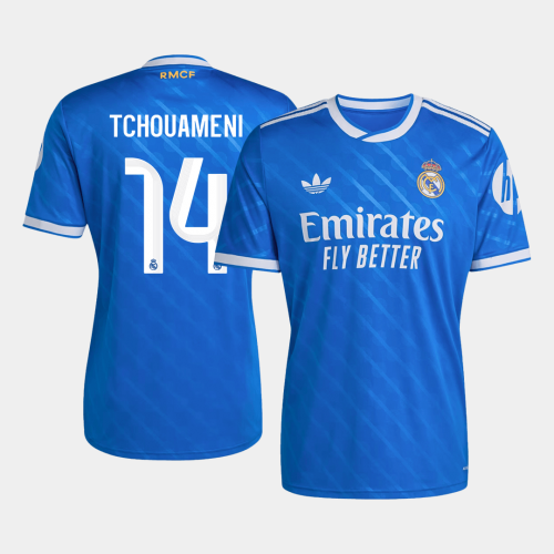 Real Madrid TCHOUAMENI #14 Third Away Soccer Jersey 2025/26
