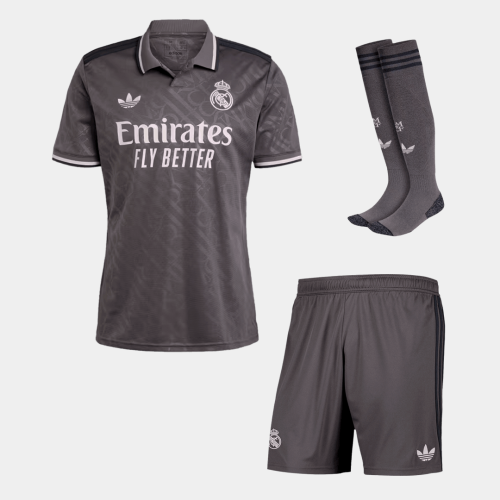 Real Madrid Third Away Soccer Jersey Kit (Jersey+Shorts+Socks)