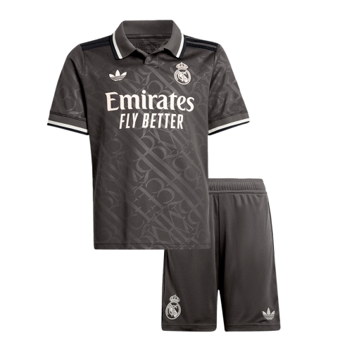 Real Madrid Third Away Soccer Jersey Kit Kids(Jersey+Shorts)