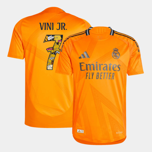 Real Madrid VINI JR. #7 Away Jersey Authentic