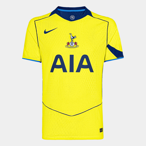 Authentic Tottenham Hotspur Third Away Soccer Jersey 25/26 Yellow