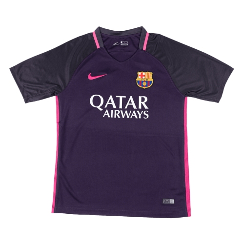 Barcelona Away Soccer Jersey Retro 2016/17