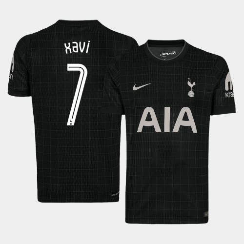 Tottenham Hotspur XAVI #7 Away Soccer Jersey 2025/26 - UCL Edition