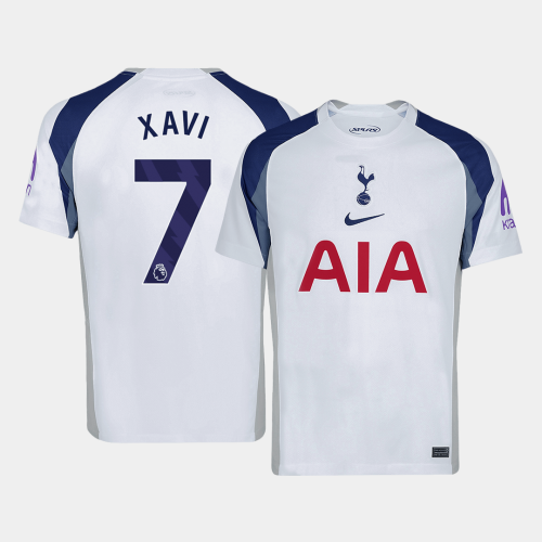 Tottenham Hotspur XAVI #7 Home Soccer Jersey 2025/26