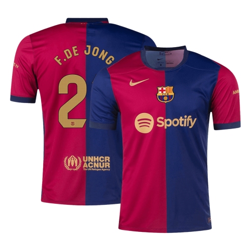 Barcelona F.DE JONG #21 Home Jersey 2024/25