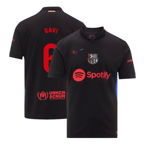 Barcelona GAVI #6 Away Soccer Jersey 2024/25