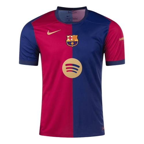 Barcelona Home Jersey 2024/25-Spotify Logo Without Text